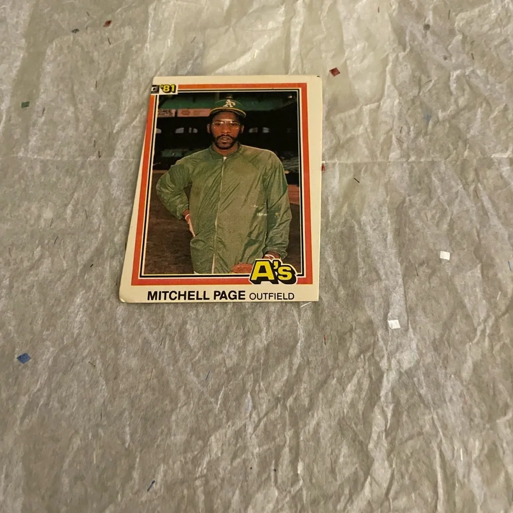 1️⃣9️⃣8️⃣1️⃣🔥DONRUSS VERY RARE PRINTING ERROR BASEBALL ⚾️ CARD💥 - Picture 7 of 8